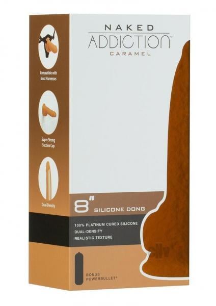 Naked Addiction Silicone Dong 8 Caramel - Image 2